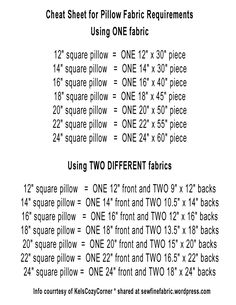 the instructions for how to make an easy tablecloth with two different sizes and colors