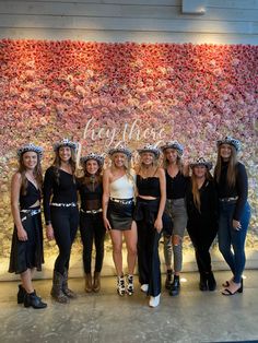 Black Cowgirl Bachelorette Outfit, Cowgirl Hen Do Outfits, Western Bachelorette Party Outfits Black, Black And White Nashville Bachelorette, Cowgirl Bridal Shower Outfit, Black And White Cowgirl Outfit, Bachelorette Country Outfits, Country Bride Bachelorette Outfit, Cowboy Bachelorette Outfit