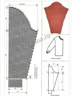 an image of the pattern for a sweater