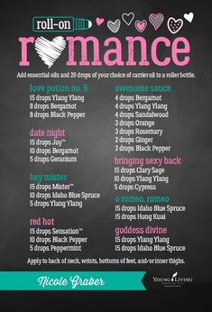 Essential Oils For Love, Diy Essential Oil Blends