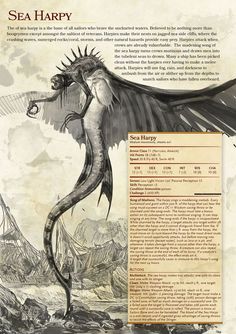 an image of a sea dragon with its wings spread out in front of the page