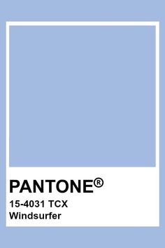 pantone's blue color is shown with the words, 15 - 4071 tcx