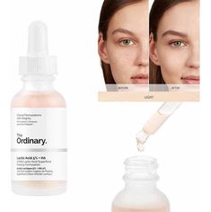 The Ordinary Lactic Acid 5%+ha 30ml - Superficial Peeling INFORMAÇÕES DO PRODUTOO ácido láctico é um ácido alfa-hidroxi que exfolia a pele. Esta formulação de 5% oferece uma esfoliação muito leve e é suportada por um amora-silvestre da Tasmânia, que é conhecido por reduzir os sinais de inflamação e sensibilidade,frequentemente associados à esfoliação.Uma fórmula mais forte, com 10% de ácido láctico, também está disponível aqui na NOSSA LOJA:https://produto.mercadolivre.com.br/MLB-1580800718-... Pepper Berry, The Ordinary Lactic Acid, Face Peel, Acne Scar Removal, Exfoliate Face, How To Exfoliate Skin, Remove Acne