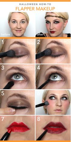 Vintage Makeup 1920s, Estilo Charleston