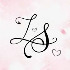 the letter j is for love with hearts on pink watercolor paper in the background