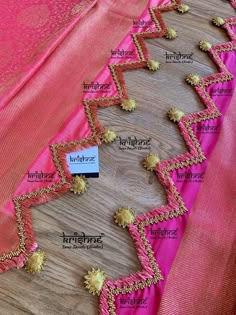 Golden Blouse Designs, Blouse Designing, Lehenga Half Saree, Tassels Blouse