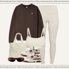 Beige fitness outfit | The European Closet Fitness Outfit, Soccer Mom