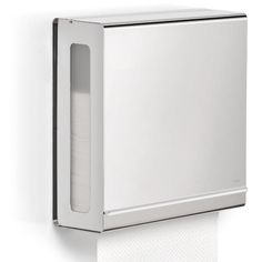 Wall Mounted Paper Towel Dispenser for C-Fold Towels - Polished Folded Paper Towels, Paper Hand Towels, Paper Towel Dispenser, How To Fold Towels, Paper Dispenser, Drywall Screws, Towel Dispenser, Bathroom Accessories Sets, Bathroom Collections