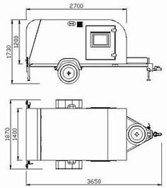 an image of a drawing of a trailer