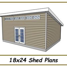 the 18x24 shed plans are easy to build