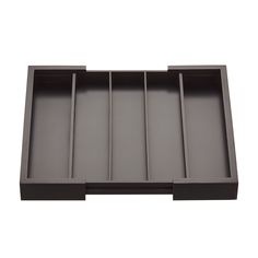 an empty tray with five compartments on it