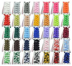 52" Thick Shoelace Sneakers Athletic Shoelace String Shoelaces 35 Color Nike Shoe Laces, Shoelace Belt, Custom Shoelaces, Leather Shoe Laces, Green Diy, Elastic Shoe Laces, Tie Shoelaces, Fancy Shoes, Shoe Repair