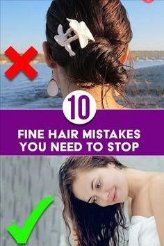 Fine Hair Tips, Long Fine Hair, Fine Flat Hair, Fine Straight Hair, Flat Hair, Voluminous Hair