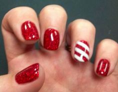 Candy cane nails Christmas Nails Acrylic Candy Cane, Candy Cane Fingernails, Sparkly Candy Cane Nails, Candy Cane Stripe Nails, Abolish Ice, Christmas Nails 2022 Candy Cane, Christmas Candy Canes, Gel Nails Long, Ideas For Nails