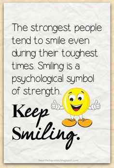 a poster with the words keep smiling and a cartoon emotictive smiley face on it