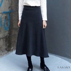 Lasaky - Snugly Wrap Skirt for Women's Cold Weather Fashion Cold Weather Dresses, Winter Wear Women, Cozy Wrap, Cold Weather Fashion, Winter Skirt, Dark Wear, Daily Dress, Winter Wear, Winter Dresses