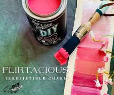 Flirtacious DIY Paint More Than Enough, Iron Orchid Designs, Small Side Table, Fusion Mineral Paint, Diy Paint