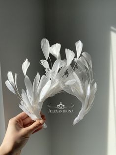 Swan Hairstyle, Swan Headpiece, Heart Headpiece, Swan Crown, Hairstyle Bridal, Feather Crown, Headpiece Diy, Feather Headpiece, Headband White