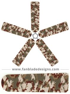 three different types of camouflage fabric with the same color and pattern as well as an image