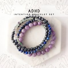 Birth Stones, Intention Bracelets, Healing Gemstone Bracelets, Crystal Guide, Attention Deficit, Magical Life, Positive Influence, Crystals Healing Properties, Crystals Healing