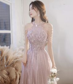 Pink Celebrity, Gaun Tulle, Gaun Fashion, Sleeveless Skirt, Gown Photos, Elegant Skirt, Pink Tulle, Dinner Dress, Tulle Prom Dress