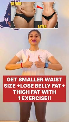 Belly Fat Reduction, Lose Thigh Fat, Heath And Fitness, Belly Workout, Fitness Workout For Women