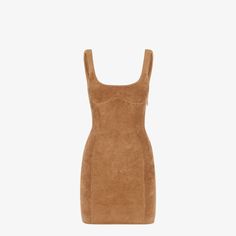 Velvet Knit, Fendi Store, Fendi Dress, Shapewear Dress, Velvet Yarn, Natural Contour, Viscose Dress, Capsule Collection, Luxury Beauty