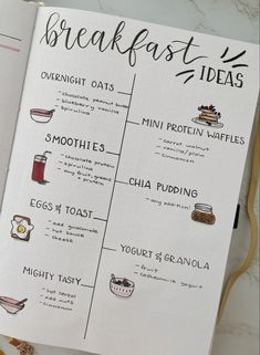 Recipe Book Diy, Goals Bullet Journal, Essentials Aesthetic