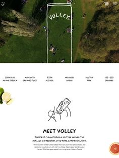 an aerial view of people playing soccer in a field with the words met volley written on it