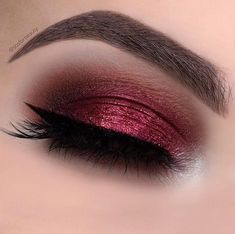 Makeup Geek Eyeshadow, Makeup 2017, Red Eyeshadow, Red Makeup, Eye Makeup Art, Kiss Makeup, Makeup Geek, Makeup Designs, Diy Makeup