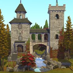 Castle Design Interior, Old English Architecture, Sims 4 Spellcaster House, Cafe Decals, Medieval Builds, Sims Decor, Sims Inspiration, Setting Inspiration, English Architecture