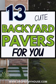 the backyard pavers for you to use in your yard or garden is easy and cheap