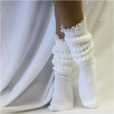 white hooters socks lace quality cotton usa - Catherine Cole Atelier couture socks and designer barefoot sandals La Gear Sneakers, 80s Fashion Trends, Trendy Socks, Slouch Socks, Lace Socks, White Lace Top, Socks For Women, Foot Jewelry, Designer Socks