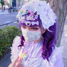 Dark Decora, Harajuku Aesthetic, Solid Color Outfits, Super Kawaii, Japanese Street Fashion, Sweet Lolita, J Fashion