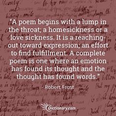 a quote from robert frost about love