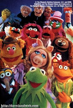 the muppets are all dressed up in costumes