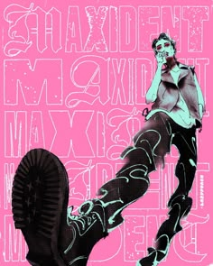 a poster with an image of a woman holding a cell phone to her ear and the words, the xxiimx mix mixer