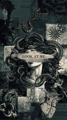 a collage of images with the words look at me