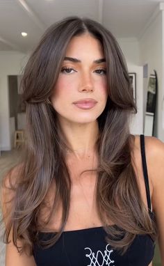 Light Brown Hair Styles, Expensive Brunette, Brown Hair Styles, Rich Brunette Hair, Cool Brown Hair, Haircut Idea, Hairstyle Curly, Hair Man