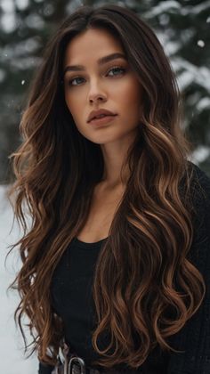 💖💫 Extraordinary Fire Engine Raven brown winter hair | Stunning Opulence ✨ Voluminous Hair, Hair Essentials, Winter Hair, Winter Hairstyles, Fire Engine, Hair Types, Touch Up, Hair Products, Care Tips