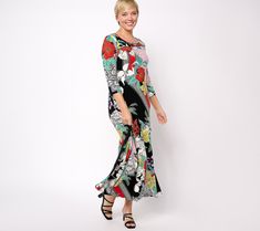 Saturday dinner reservations at eight? Sunday brunch with your besties? Or a weekend getaway for two? This Como Jersey maxi dress never disappoints (and it packs like a dream!). From Women with Control®.\n\nOriginal item is A607261. This product may be a customer return, vendor sample, or on-air display and is not in its originally manufactured condition. It may not be new. In some instances, these items are repackaged by QVC. Saturday Dinner, Dinner Reservations, Dress For Petite Women, Knit Shirt Dress, Jersey Maxi Dress, Maxi Jersey Dress, Sunday Brunch, Petite Dresses, Weekend Getaway