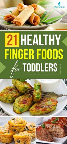 healthy finger foods for toddlers to eat