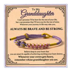 PRICES MAY VARY. GRANDMA AND GRANDDAUGHTER BRACELETS: To my beloved granddaughter, when the sun sets on my life, know that you will forever be my most cherished memory. Always carry me in your heart, for you will always be in mine. Our bond is a golden thread that time cannot unravel. Grandmother and granddaughter, an eternal connection that will never fade. Wear this bracelet as a reminder of my unending love and the strength you possess GRANDDAUGHTER GIFTS FROM GRANDMA: The peach blossom brace Adjustable Spiritual Rosary Bracelet For Mother's Day, Personalized Adjustable Spiritual Rosary Bracelet, Adjustable Pink Rosary Bracelet For Mother's Day, Adjustable Butterfly Charm Bracelets For Gifts, Grandma And Granddaughter Bracelets, Granddaughter Jewelry, Blossom Bracelet, Sliding Knot Closure, Uplifting Gifts