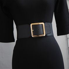 Category:Belt; Season:Spring,Winter,Fall,Summer; Gender:Women's; Belt Silhouette:Wide Belt; Style:Daily,Elegant,Fashion,Holiday,Formal; Occasion:Date,Weekend,Business,Work,Daily,Dailywear; Material:PU; Color:Black,Gold; Pattern:Pure Color; Front page:FF; Listing Date:01/11/2022; Length:; Width: Waist Corset, Women Waist, Luxury Belts, Belted Coat, Women's Belt, Black Women Fashion, Winter 2022, Wide Belt, Holiday Fashion