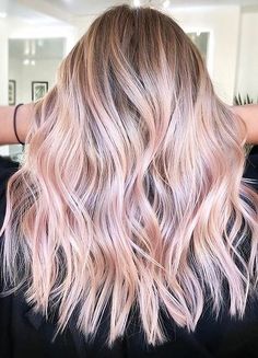 Pink Balayage Hair, Pink Hair Highlights, Balayage Hair Color, Latest Hair Color