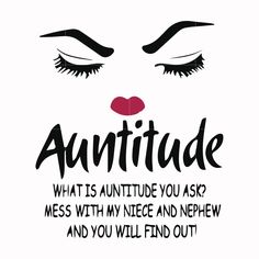 an illustration with the words,'attitude what is altitude you ask? mess with my niece and memew and you will find out