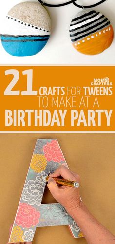 Diy Craft Birthday Party Ideas, Craft Ideas Birthday Party, Craft Ideas For Birthday Parties, Crafting Birthday Party, Birthday Craft Activities, Sleepover Crafts For Teenagers, Crafting Birthday Party Ideas, Fun Birthday Crafts, Sleepover Crafts For Girls Diy