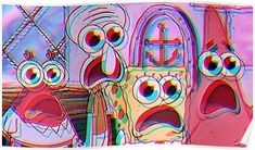 Trippy Spongebob, Skeleton Drawings, Spongebob Wallpaper, Cute Laptop Wallpaper, Desktop Wallpaper Art, Trippy Wallpaper, Picture Collage Wall, Macbook Wallpaper