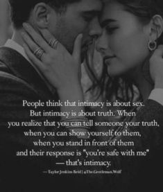 True Intimacy Quotes, Quotes To Make Him Feel Special, Truths Quotes, Intimacy Quotes, Loving Quotes, Emotional Intimacy, Healing Verses, Sweet Sayings, Soulmate Love Quotes