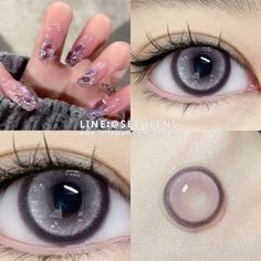 DIA14.5mm |著色13.7mm |WT38% #Clairecolor糖芋小寶 #purplelenses #Yearlylens #cosmetic #chinamakeup #beautyeyes Korean Comic, Makey Makey, Colored Contacts, Contact Lenses, High Gloss, Lenses, Amethyst, Bts, Tools